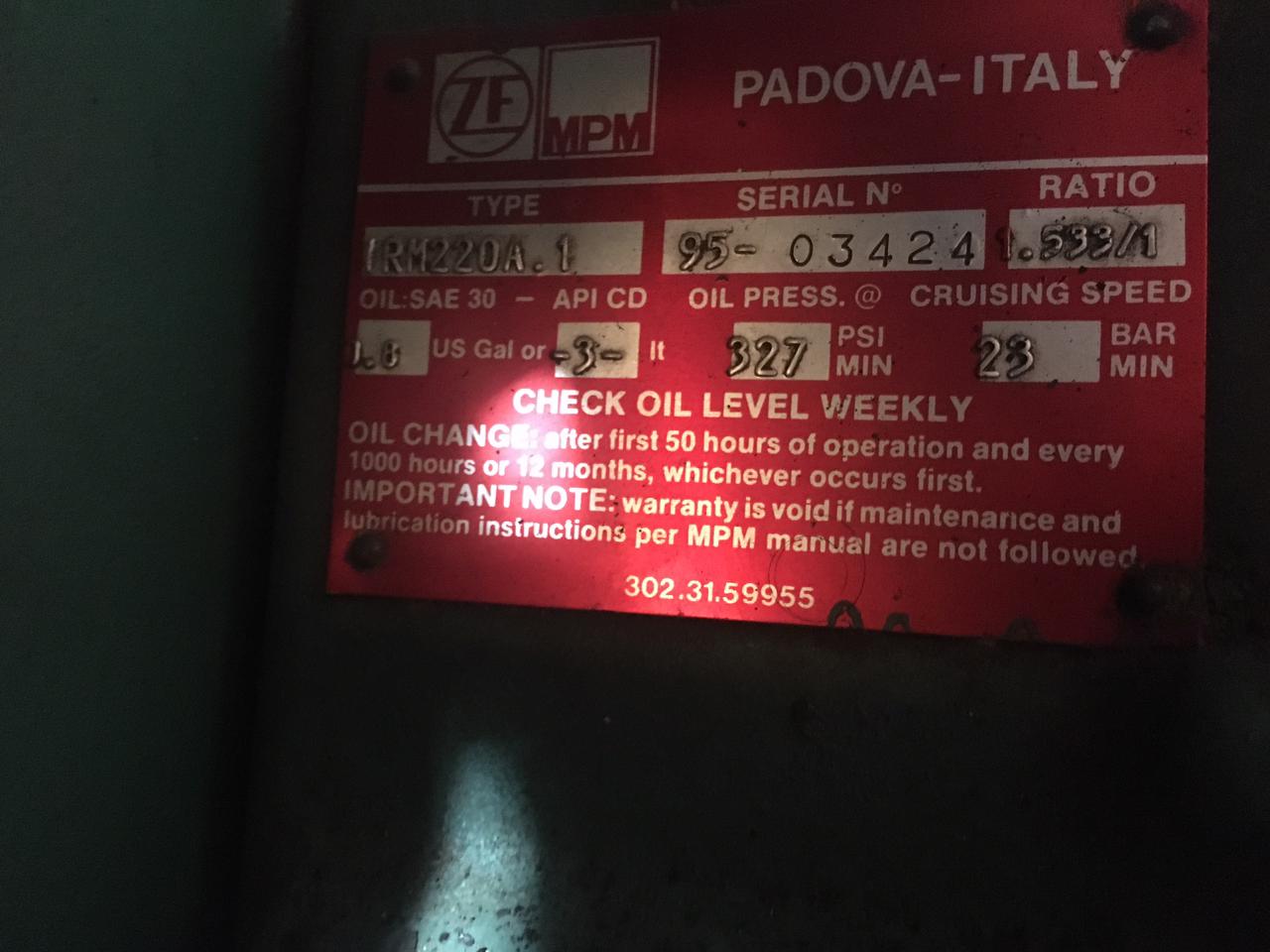   VOLVO PENTA TAMD63P-A 
